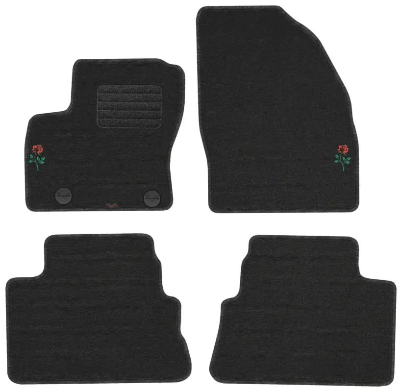 Promocja Ford Kuga I 2008-2010 (przed liftingiem) Dywaniki welurowe MAX-DYWANIK -KWIATY POLSKIE (RÓŻA)