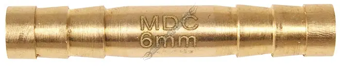 Tylko dziś Łącznik złączka mosiądz 6mm MDC (dwójnik)