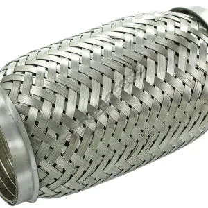 Nowy Złącze elastyczne wydechu 57x150mm MDC Pro 2,25" Nierdzewne wzmacniane