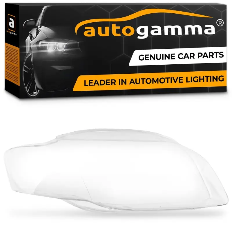 Nie przegap Klosz szkło do reflektora lamp Audi A4 B7 S4 RS4 8E 8H (04-08)