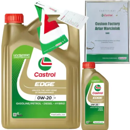 CASTROL EDGE 0W20 V 5L VOLVO VCC RBS0-2AE + ZAWIESZKA Niska cena