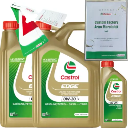 CASTROL EDGE 0W20 V 9L VOLVO VCC RBS0-2AE + ZAWIESZKA Zniżka
