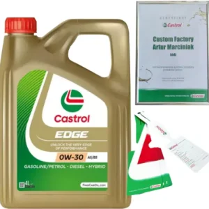 Oferta limitowana CASTROL EDGE 0W30 A5/B5 4L VOLVO 95200377 + ZAWIESZKA