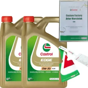CASTROL EDGE 0W30 A5/B5 8L VOLVO 95200377 + ZAWIESZKA Oferta