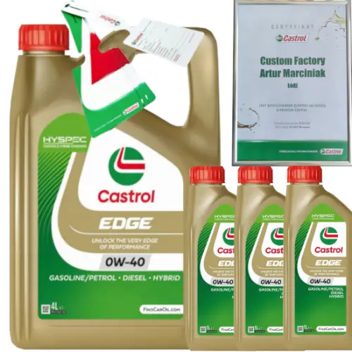CASTROL EDGE 0W40 7L BMW LL-04 MB 226.5/ 229.31/ 229.51 + ZAWIESZKA Super okazja