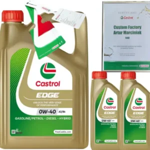 CASTROL EDGE 0W40 A3/B4 6L BMW LL-01 VW 502 00/ 505 00 + ZAWIESZKA Wybór klientów