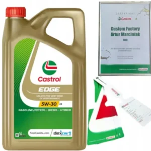 CASTROL EDGE 5W30 C3 5L VW 505 00/ 505 01 MB 229.31/ 229.51 + ZAWIESZKA Promocja