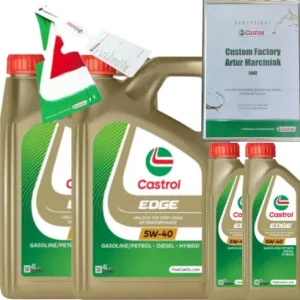 Promocja CASTROL EDGE 5W40 10L RN0700/ RN0710 VW 505 00/ 505 01 + ZAWIESZKA