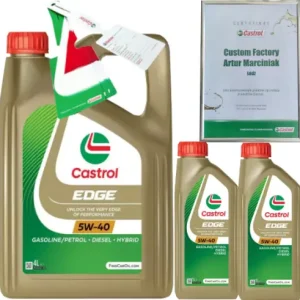 CASTROL EDGE 5W40 6L RN0700/ RN0710 VW 505 00/ 505 01 + ZAWIESZKA Rabat