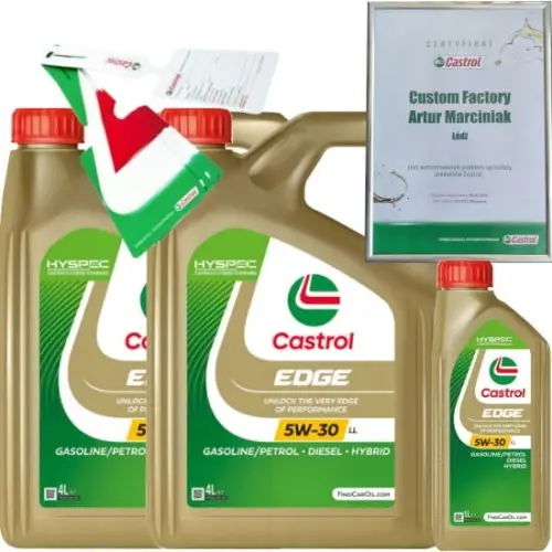 CASTROL EDGE 5W30 LL 9L TITANIUM FST BMW LL-04 VW 504 00/ 507 00 + ZAWIESZKA Niska cena