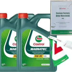 Okazja CASTROL MAGNATEC 5W30 A3/B4 8L VW 502 00 / 505 00 + ZAWIESZKA